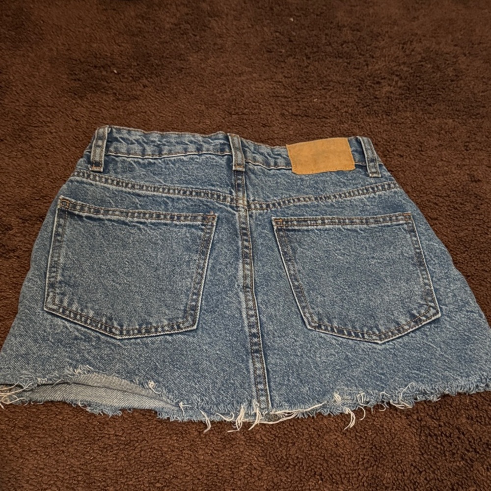 Cotton On Blue Denim Mini Skirt - Picture 2 of 2
